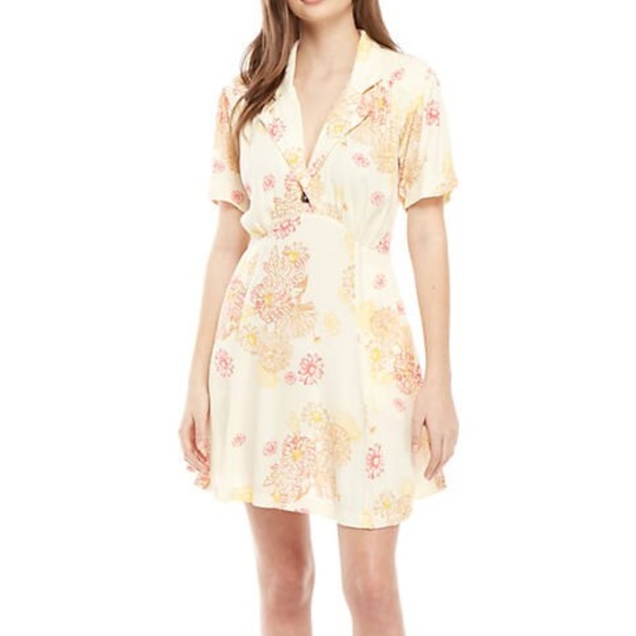 Free People Dresses & Skirts - Free People Blue Hawaii Mini Dress
